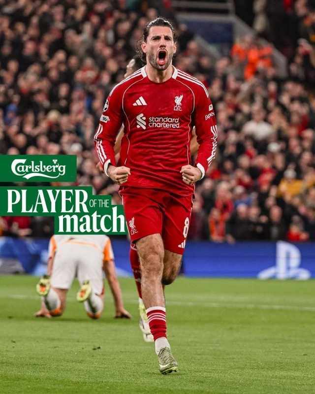  关键进球扳平比分，索博斯洛伊获评队内最佳；利物浦主场大胜加拉塔萨雷，强势逆转晋级八强 体育新闻 关键进球扳平比分，索博斯洛伊获评队内最佳；利物浦主场大胜加拉塔萨雷，强势逆转晋级八强 体育新闻