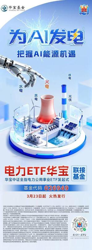  AI浪潮下电力资产崛起，华宝联接基金助力全电配置。 股票财经